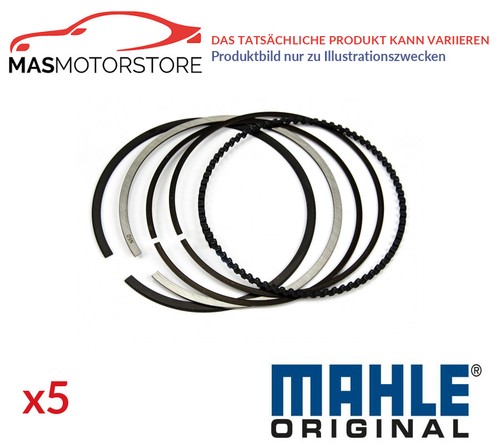 Piston rings set mahle genuine - piston,