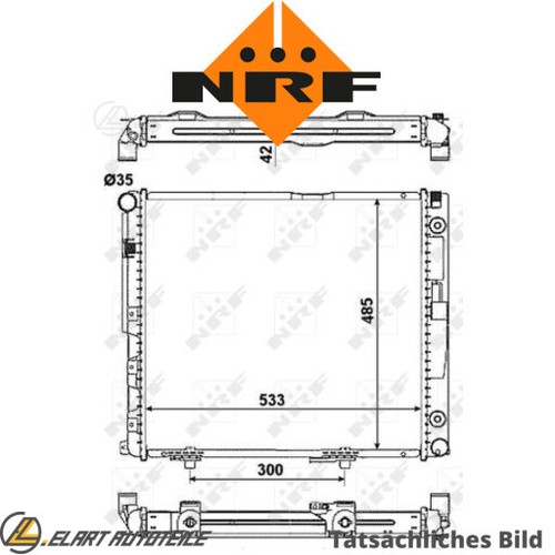 Radiator engine cooling - engine, for